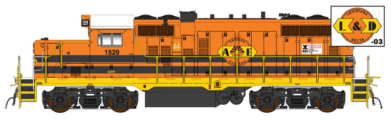 PREORDER InterMountain 49871(S)-03 GP10 Paducah W/DCC & Sound, Genesee & Wyoming / Louisiana & Delta