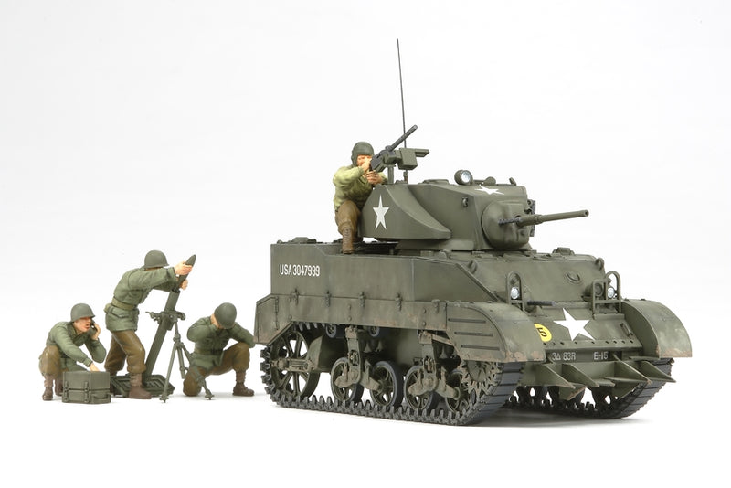 Tamiya 35313 US LIGHT TANK M5A1, 1:35 Scale