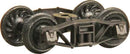 Kadee KAD721 4' 6" Arch Bar HGC 2-Piece Trucks -- 1 Pair, HOn3 Scale
