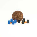 All Scale Miniatures 1600946 4 Blue Drums and 4 Black Drums on Pallets, N Scale