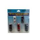 Rock Island Hobby RIH032100 HO Automobiles 5pc Assorted