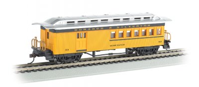 Bachmann 13504 Combine (1860-80 era) - Durango & Silverton