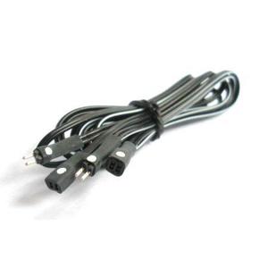 Miniatronics MNT5000102 2 Pin Micro Mini Connector with 12" Flexible Leads [2 units], All Scales