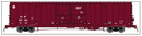 Atlas Model Railroad Co. 50004063 Santa Fe Class BX-166 62' Beer Boxcar - Ready to Run -- Santa Fe 621511 (Berwind Repaint Version J, Boxcar Red), N