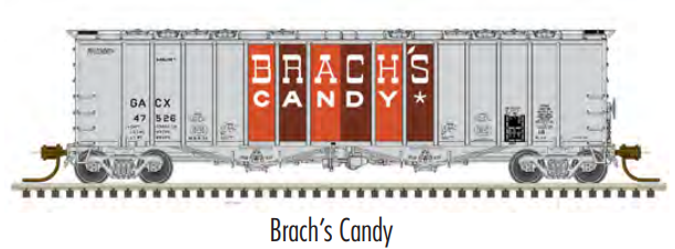 ATLAS 50005810 N 4180 AIRSLIDE COVERED HOPPER BRACH'S CANDY