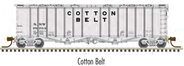 ATLAS 50005815 N 4180 AIRSLIDE COVERED HOPPER COTTON BELT