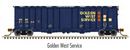 ATLAS 50005818 N 4180 AIRSLIDE COVERED HOPPER GOLDEN WEST SERVICE