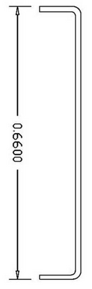 Cal-Scale Train Parts 502 F/Ft Side Door Grabs 0.12 Wire 12Pk, HO