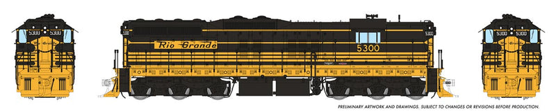 PREORDER Rapido 050205 HO EMD SD7 High Nose - Standard DC -- Denver & Rio Grande Western