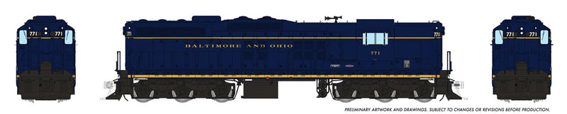 PREORDER Rapido 050617 HO EMD SD9 High Nose - ESU LokSound and DCC -- Baltimore & Ohio