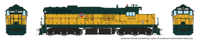 PREORDER Rapido 050218 HO EMD SD9 Low Nose - Standard DC -- Chicago & North Western