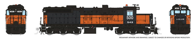 PREORDER Rapido 050236 HO EMD SD10 Low Nose - Standard DC -- Soo Line