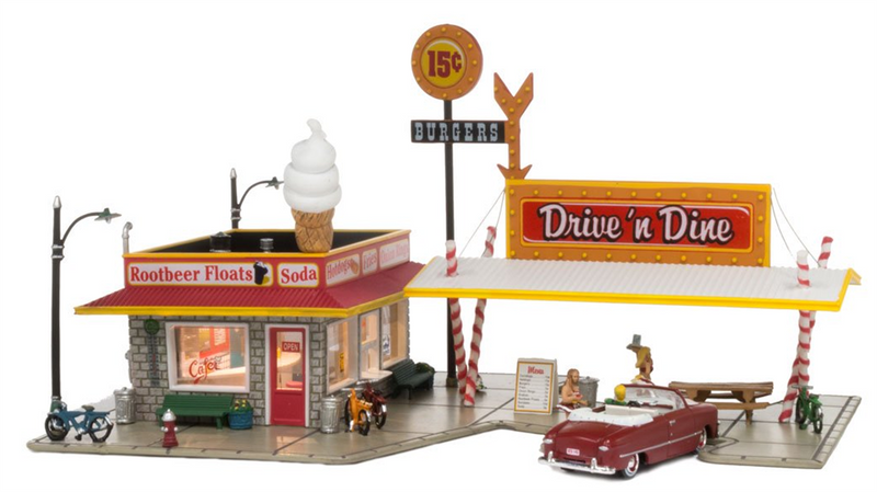 Woodland Scenics 5029 Drive 'N Dine, HO Scale