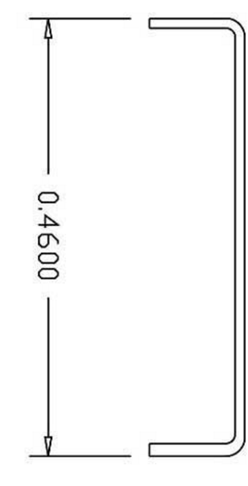 Cal-Scale Train Parts 504 F/Ft Side Grabs 0.12 Wire 12Pk, HO