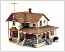 Woodland Scenics 5046 Corner Porch House, HO Scale