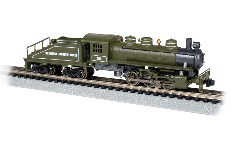 Bachmann 50554 USRA 0-6-0 Switcher with Slope-Back Tender - Standard DC -- Baldwin Locomotive Works 26 (olive, graphite), N