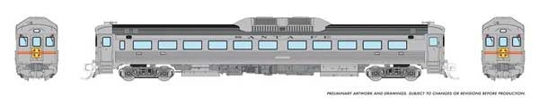 PREORDER Rapido 516002 N Budd RDC-1 Phase 1 - Standard DC -- Santa Fe