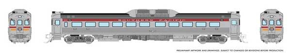 PREORDER Rapido 516012 N Budd RDC-1 Phase 1 - Standard DC -- Southern Pacific