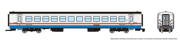 PREORDER Rapido 525104 N Rohr RTL Turboliner Coach - Ready to Run -- Amtrak