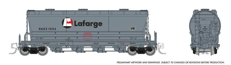 Rapido 533011A N Flexi Flo Hopper (Late): NAHX Lafarge: Single Car
