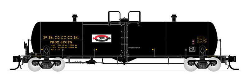 Rapido N Procor 20K gal Tank Car: PROX As Delivered Split P Logo - Single Car - random car #