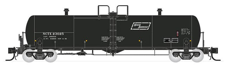 Rapido 535007 N Procor 20K gal Tank Car: NCTX North American - 6-Pack #1 Car Numbers: #23025, 23031, 23034, 23042, 23048, 23059