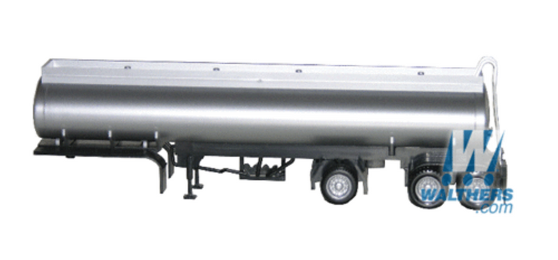Herpa Models 326-5351 Trailer Only -- 2-Axle Elliptical Tanker w/Lift Axle, HO