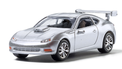 Woodland Scenics AS5368 Silver Sports Car - HO Scale