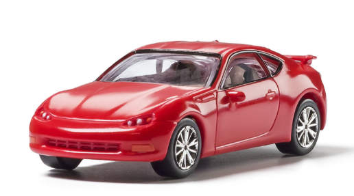 Woodland Scenics AS5369 Red Sport Coupe - HO Scale