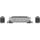 Rapido 538024A AutoFlood III Rapid Discharge Coal Hopper - Ready to Run -- PGNX Set 2 (silver, black), N Scale