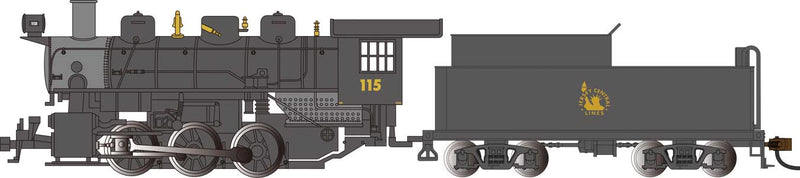 PREORDER Bachmann 53805 USRA 0-6-0 - WowSound(R) and DCC - Spectrum(R) -- Central Railroad of New Jersey 115 (black, graphite, yellow Liberty Logo), HO