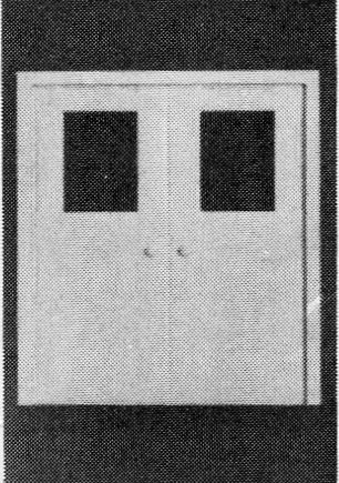 PikeStuff 1111 Double Door w/Window, HO Scale