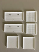 PikeStuff 1202 Assorted Freight Doors, HO Scale