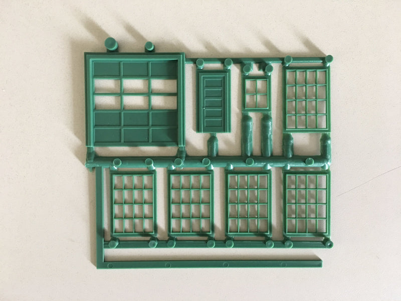 PikeStuff 3000 Machine Shop Doors & Windows, HO Scale