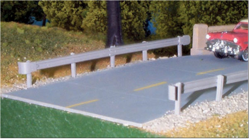 Pikestuff 541-13 Highway Guardrail pkg(6), HO