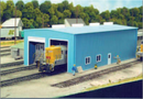 Pikestuff 541-8 Mdrn 1-/2-Dr Engine House, Kit, HO