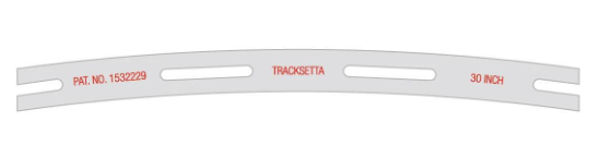 Peco 552-OOT36 Tracksetta Track Laying Template -- 36" 91.5cm Radius Curve, HO