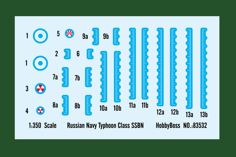 HobbyBoss Russian Navy Typhoon Class SSBN 83532 1:350