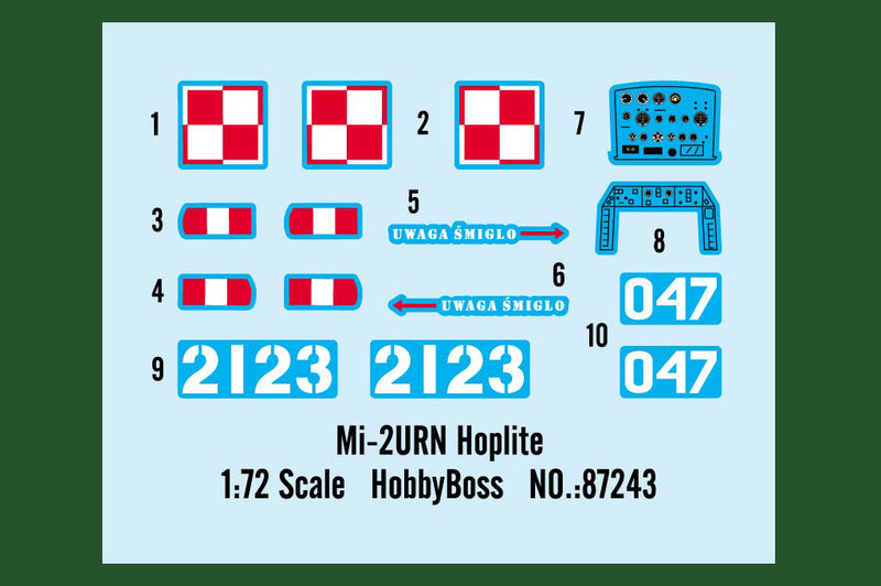 HobyBoss Mi-2URN Hoplite 87243 1:72