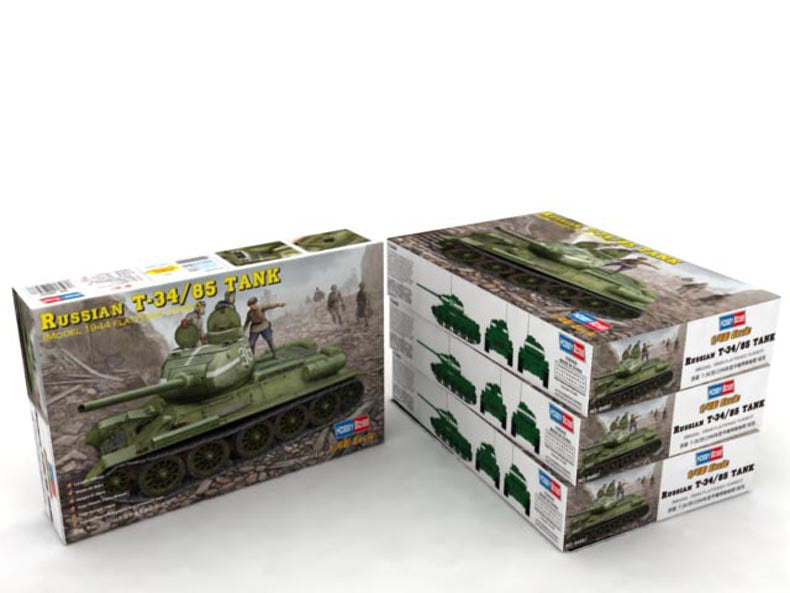 HobbyBoss T-34/85 (Model 1944 flattened turret)Tank 84807 1:48