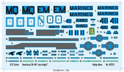 HobbyBoss CH-46D Seaknight 87213 1:72