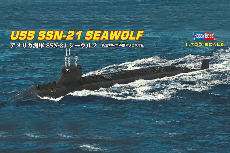 HobbyBoss USS SSN-21 SEAWOLF ATTACK SUBMARINE 87003 1:700