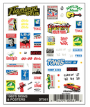 Woodland Scenics 561 1960's Signs And Posters