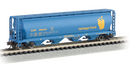 Bachmann 19189 4-Bay Cyln GRAIN HOPPER Heritage Fund, N Scale