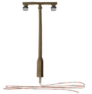 Woodland Scenics 5676 Twin Lamp 3pc, HO Scale