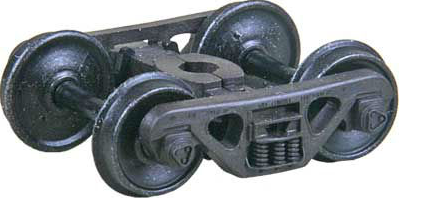 Kadee 569  A.S.F. 100-ton Roller Bearing Trucks "HGC" Two Piece Fully Equalized Self Centering Trucks, HO