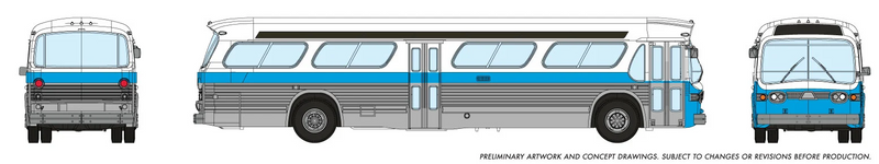 Rapido 573003 1/160 New Look Bus - Montreal, N Scale