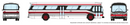 Rapido 573007 1/160 New Look Bus - Toronto (Red/Black), N Scale