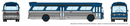 Rapido 573096 1/160 New Look Bus - Generic Blue, N scale