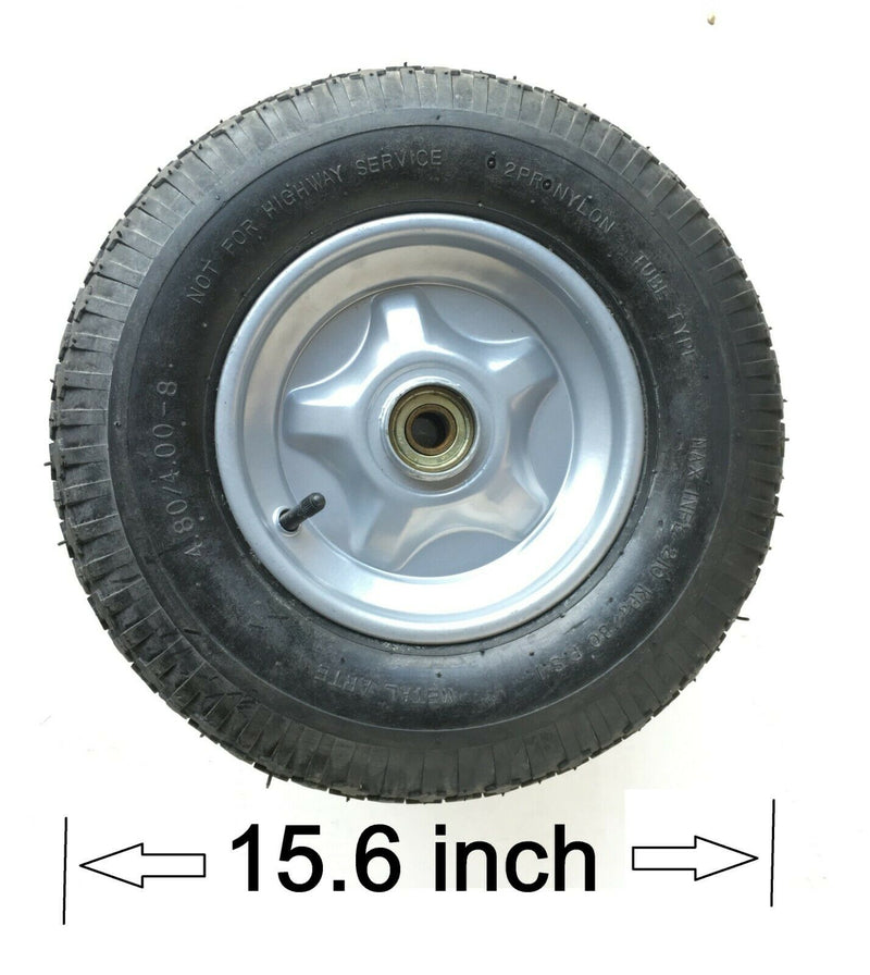 Morgan Cycle Wheel480 4.80/4.0-8 Wheel and Tire 2-Ply 30 PSI w/ Ball Bearing hub for 20mm Shaft